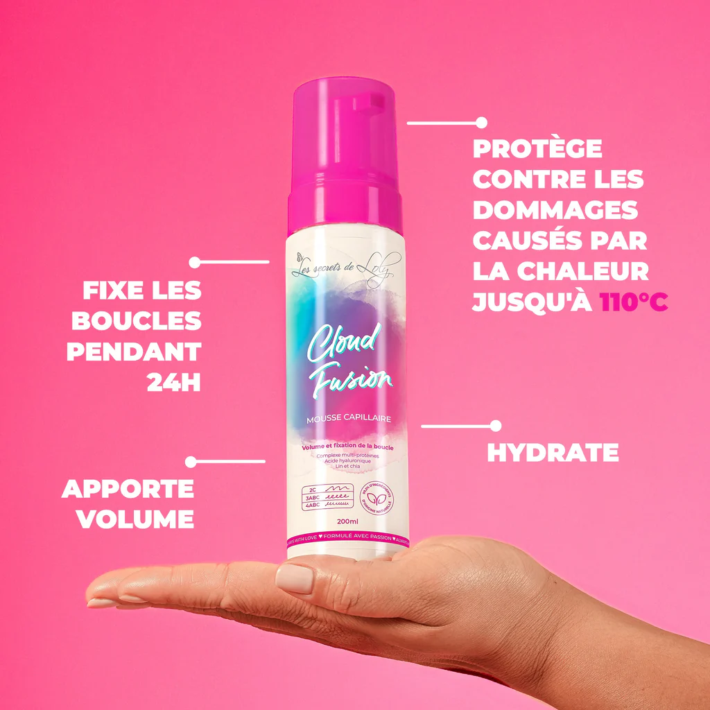 Les Secrets de Loly – Mousse capillaire Cloud Fusion (200 ml) – Image 3