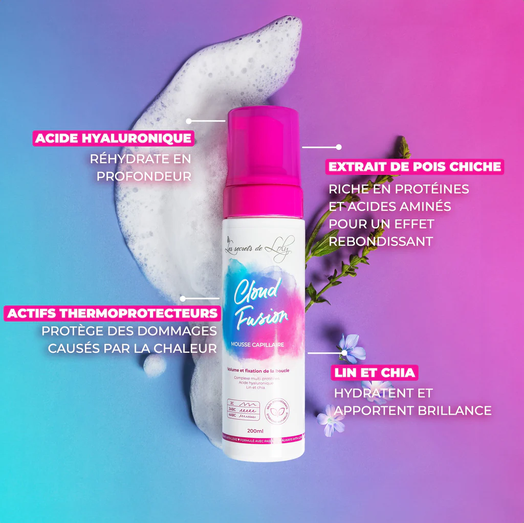 Les Secrets de Loly – Mousse capillaire Cloud Fusion (200 ml) – Image 2