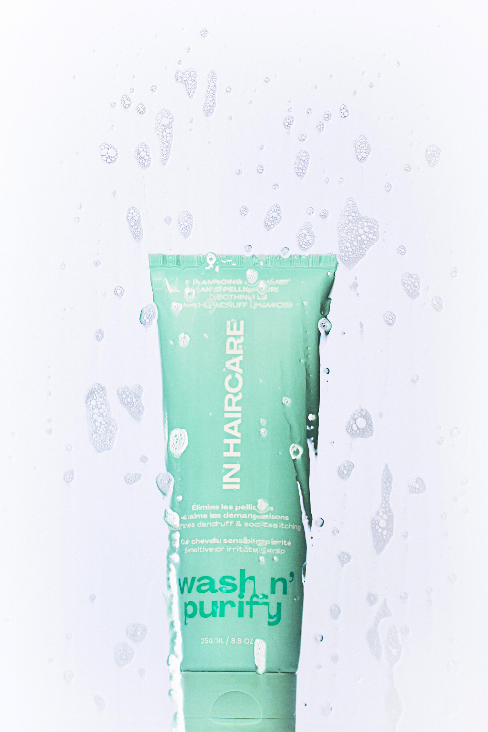 In Hair Care – Wash N’ Purify – Shampoing Anti-Pelliculaire (250ml)