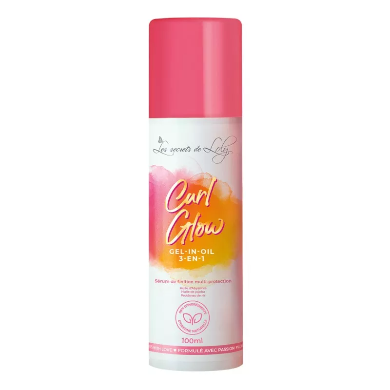 Les Secrets de Loly – Curl Glow – Sérum de finition Multi protection (100ml)