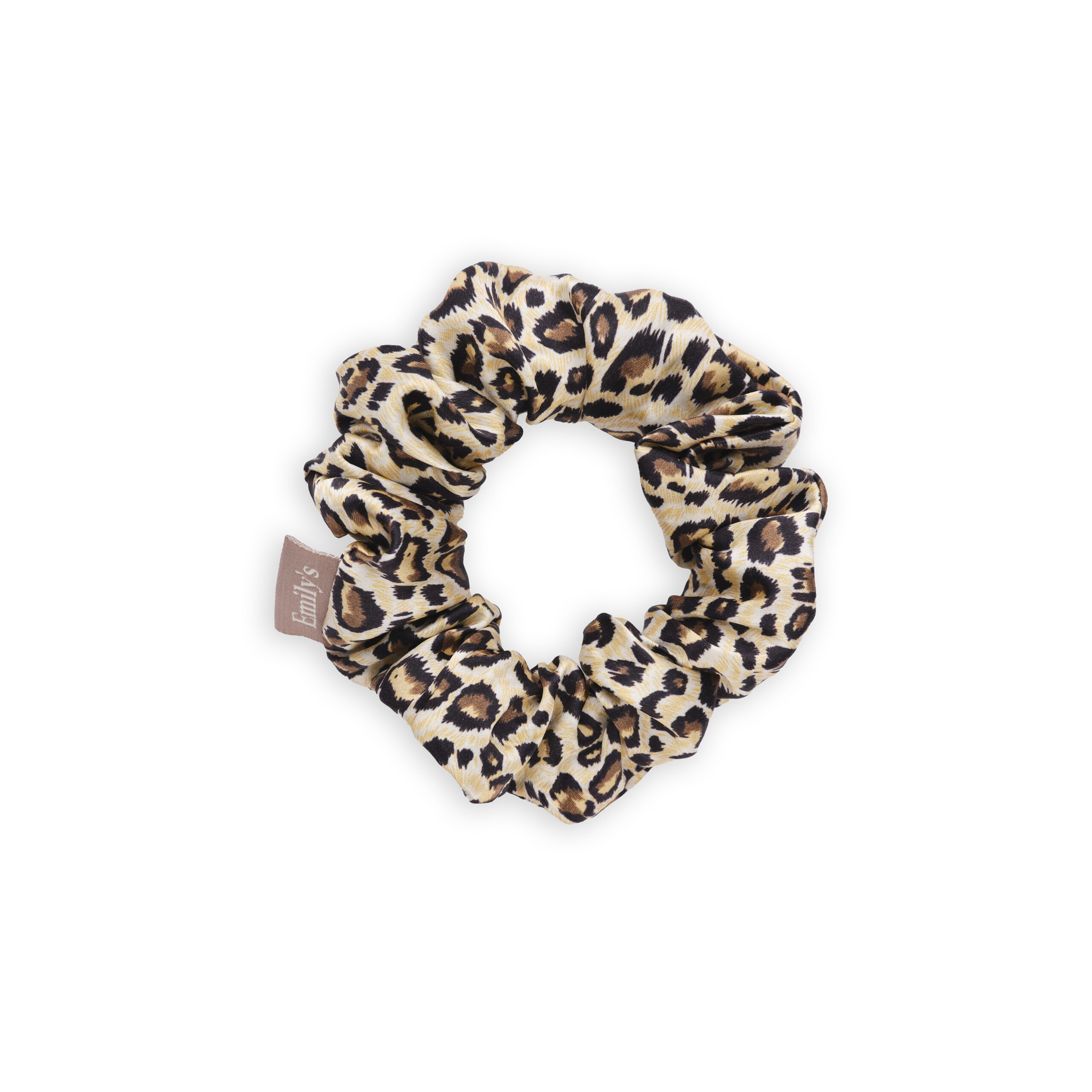 Emily’s Pillow – Chouchou en Soie 19 Momme – Léopard – Image 2