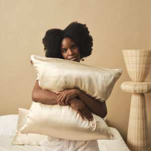 Emily’s Pillow – Taie d’Oreiller 100% Pure Soie de Mûrier – Champagne