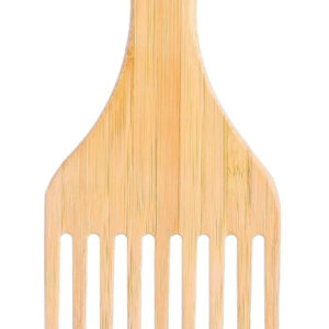 Peigne afro en bambou – Volume racines – Dents larges