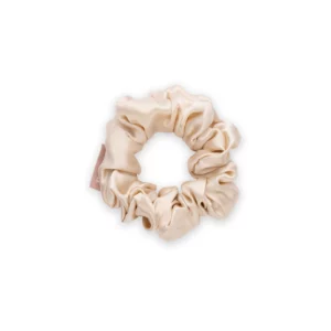 Emily’s Pillow – Chouchou en Soie le moyen – Champagne