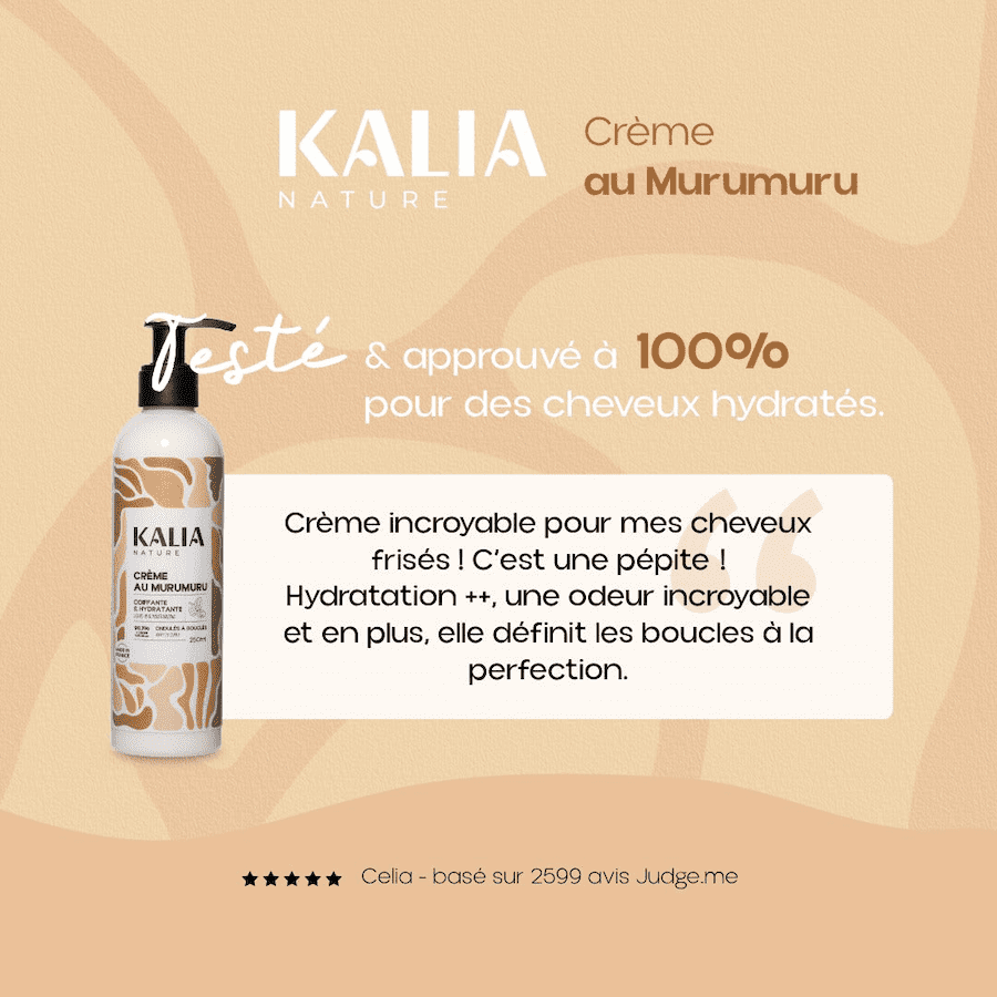 Crème coiffante hydratante au Murumuru – Kalia Nature-250ML – Image 2